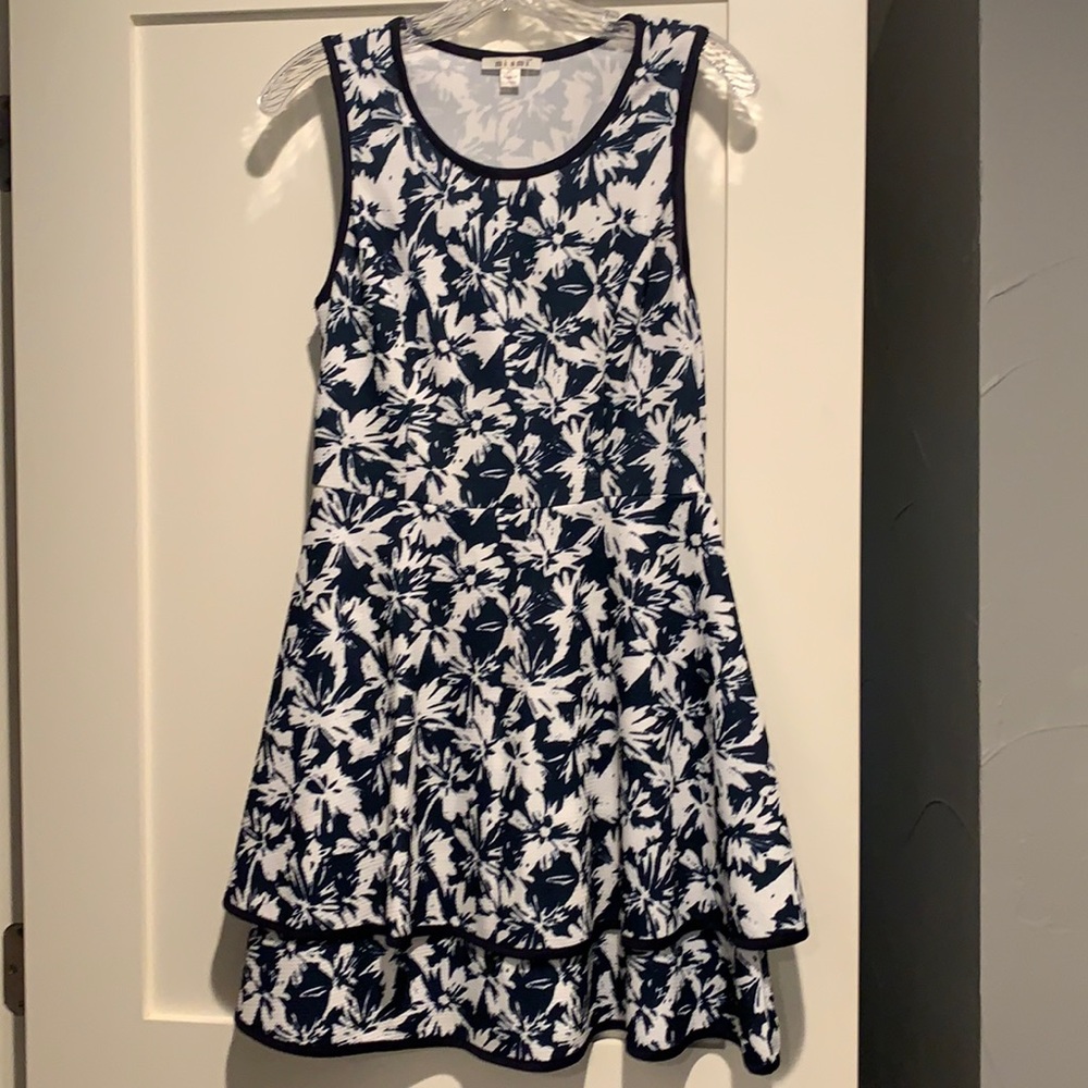 Miami Blue & White Dress